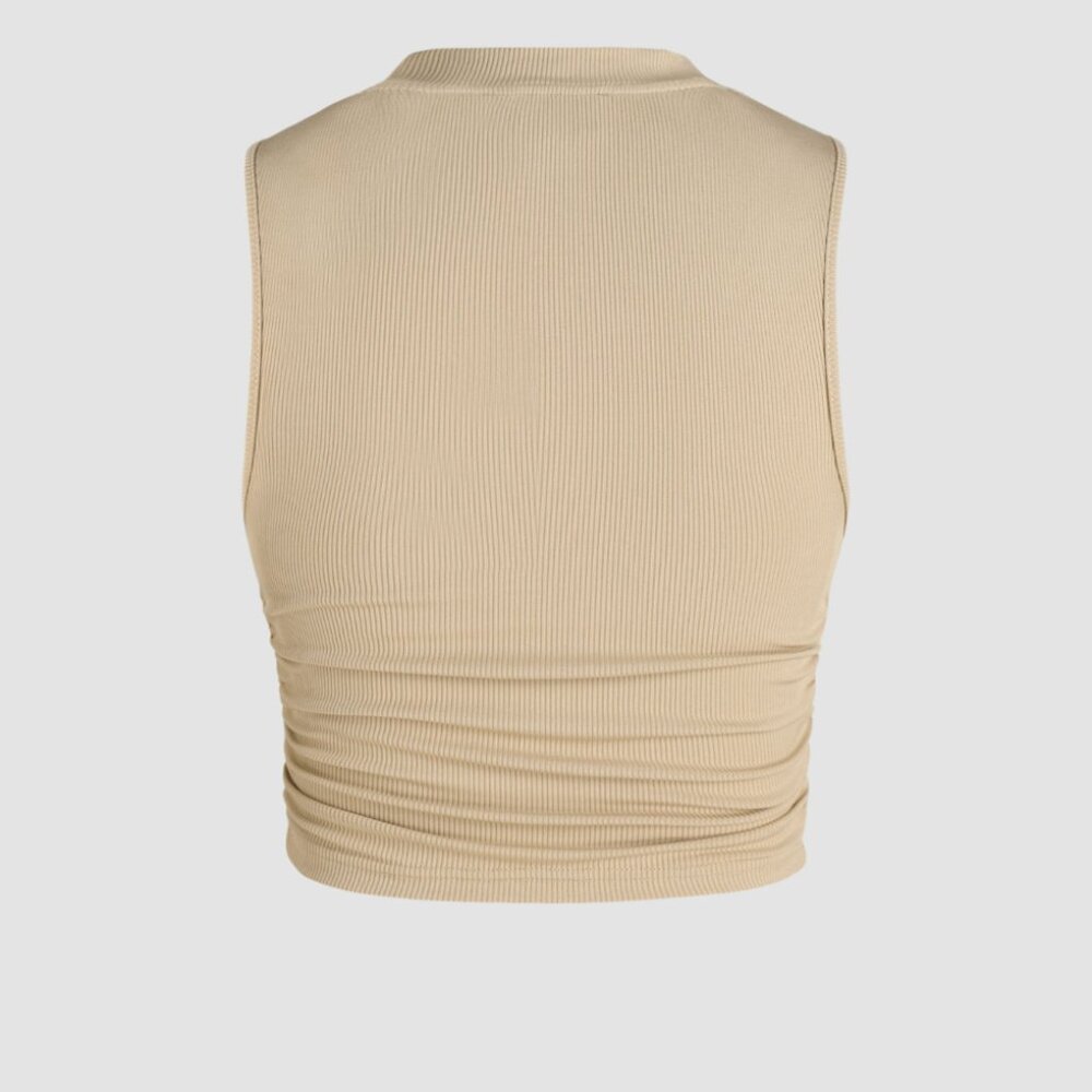 Cider Ruched Tank Top - Picture 2 of 8